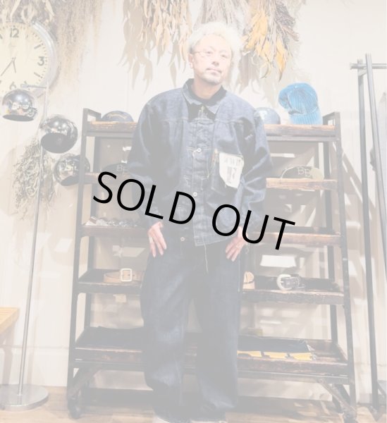 画像14: FULL COUNT フルカウント WW2 大戦Model Brown Cotton DenimPants   (14)