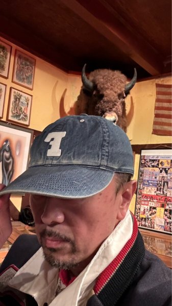 画像10: FULL COUNT フルカウント 6PANEL DENIM F BASEBALL CAP VINTAGE WASH (10)