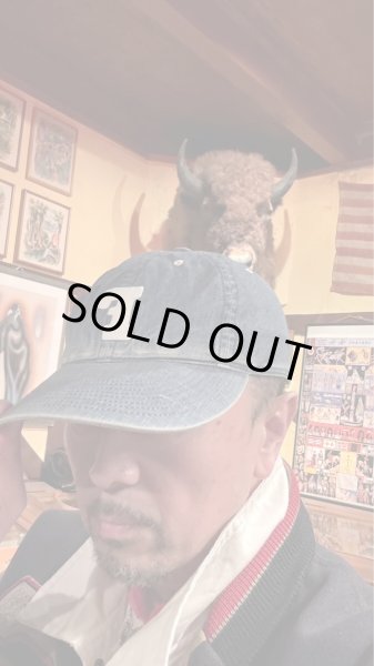 画像10: FULL COUNT フルカウント　6PANEL DENIM F BASEBALL CAP　VINTAGE WASH (10)