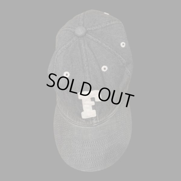 画像5: FULL COUNT フルカウント　6PANEL DENIM F BASEBALL CAP　VINTAGE WASH (5)
