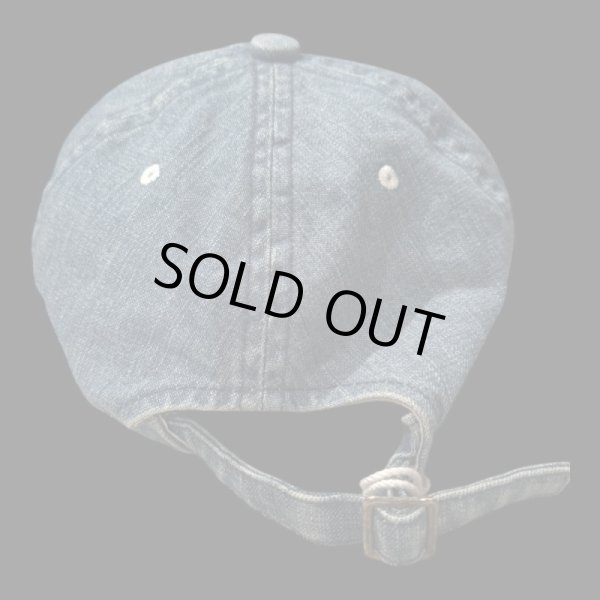 画像6: FULL COUNT フルカウント　6PANEL DENIM F BASEBALL CAP　VINTAGE WASH (6)