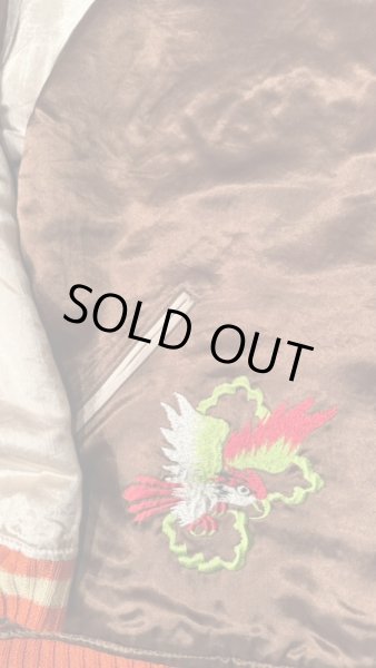 画像13: 　FULL COUNT フルカウント Skajan  "Hawk&Dragon   Green×Ecru / Brown×Ecru (13)