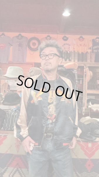 画像17: 　FULL COUNT フルカウント Skajan  "Hawk&Dragon   Green×Ecru / Brown×Ecru (17)