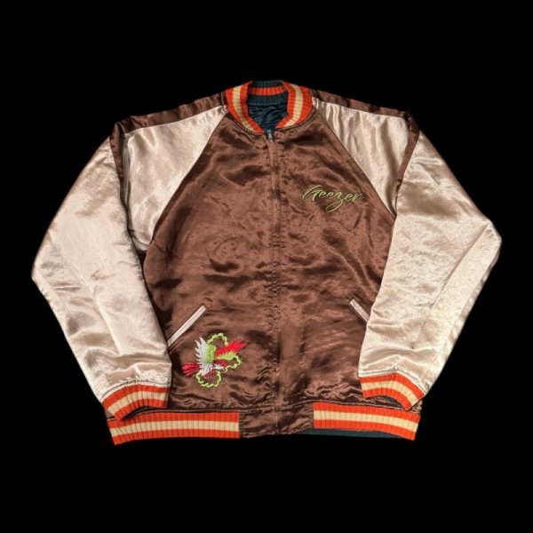 画像10:  FULL COUNT フルカウント Skajan  "Hawk&Dragon   Green×Ecru / Brown×Ecru (10)