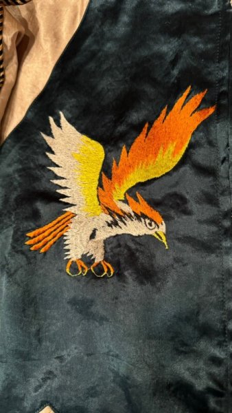 画像5:  FULL COUNT フルカウント Skajan  "Hawk&Dragon   Green×Ecru / Brown×Ecru (5)