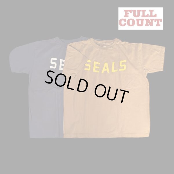 画像1: FULL COUNT(フルカウント）5500PT-10  SEALS TEE  Khaki    InkBlack (1)