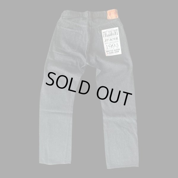 画像1: FULL COUNT フルカウント DENIM 1101SS  11.5oz Super Smooth  BLACK (1)