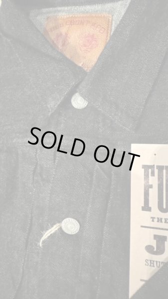 画像3: FULL COUNT フルカウント　Type 1 BlackDenim Jacket  11.5oz ファーストタイプブラックデニムジャケット (3)