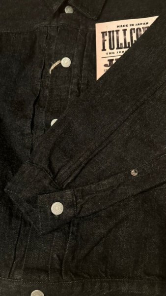 画像6: FULL COUNT フルカウント　Type 1 BlackDenim Jacket  11.5oz ファーストタイプブラックデニムジャケット (6)