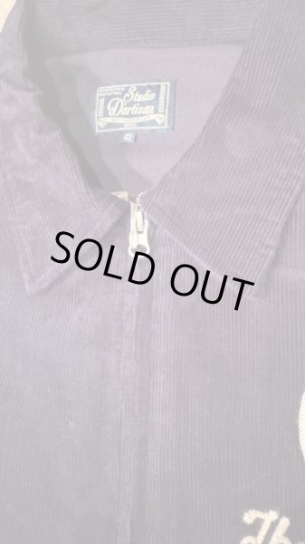 画像4: STUDO D' ARTISAN　 ステュディオ.ダ.ルチザン　コーデュロイ刺繍ジャケット　NAVY (4)