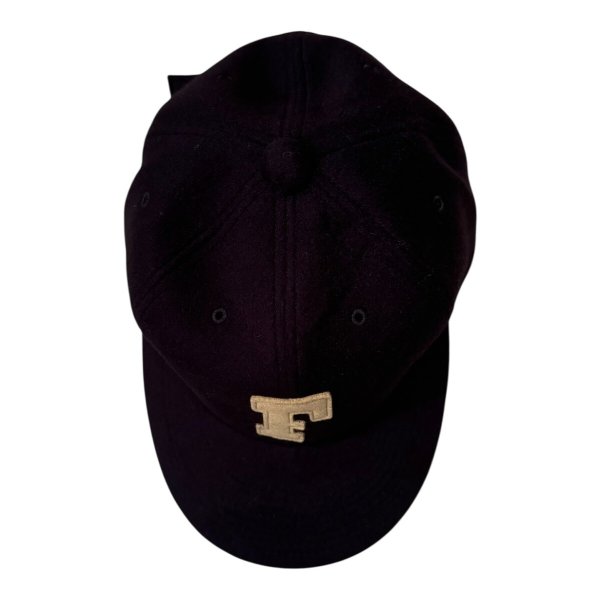 画像5: FULL COUNT フルカウントPanrl Wool Melton Baseball Cap　F　Patch　　BLACK   NAVY (5)