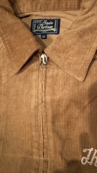 画像4: STUDO D' ARTISAN　 ステュディオ.ダ.ルチザン　コーデュロイ刺繍ジャケット　BROWN (4)