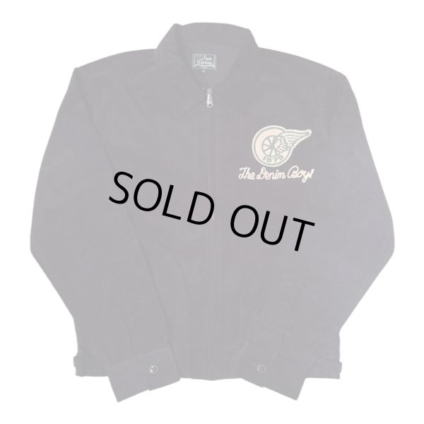 画像2: STUDO D' ARTISAN　 ステュディオ.ダ.ルチザン　コーデュロイ刺繍ジャケット　NAVY (2)