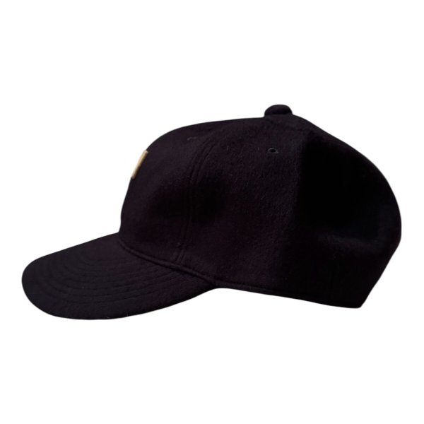 画像3: FULL COUNT フルカウントPanrl Wool Melton Baseball Cap　F　Patch　　BLACK   NAVY (3)