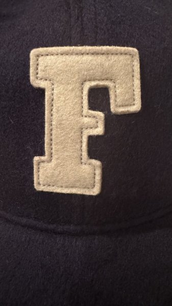 画像7: FULL COUNT フルカウントPanrl Wool Melton Baseball Cap　F　Patch　　BLACK   NAVY (7)