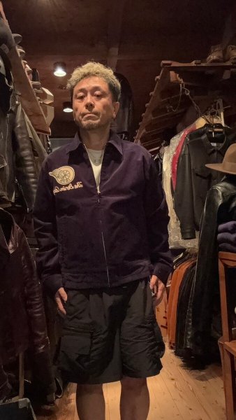 画像9: STUDO D' ARTISAN　 ステュディオ.ダ.ルチザン　コーデュロイ刺繍ジャケット　NAVY (9)