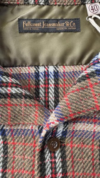 画像5: FULL COUNTフルカウント　WOOL　BOX　SHIRTS  (5)