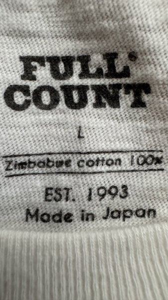 画像3: FULL COUNT(フルカウント） Zimbabwe Cotton　２PAC　TEE (3)