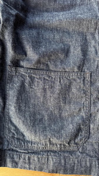 画像6: フルカウント FULL COUNT U.S.N. ShawlCollarDenimCoverall  （8oz） (6)