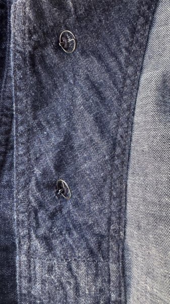 画像7: フルカウント FULL COUNT U.S.N. ShawlCollarDenimCoverall  （8oz） (7)