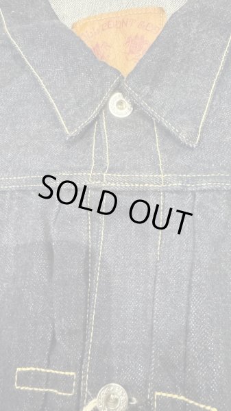 画像4: FULL COUNT フルカウント　S2107SS　WWII　Model Denim Jacket  11.5oz ファーストタイプデニムジャケット (4)