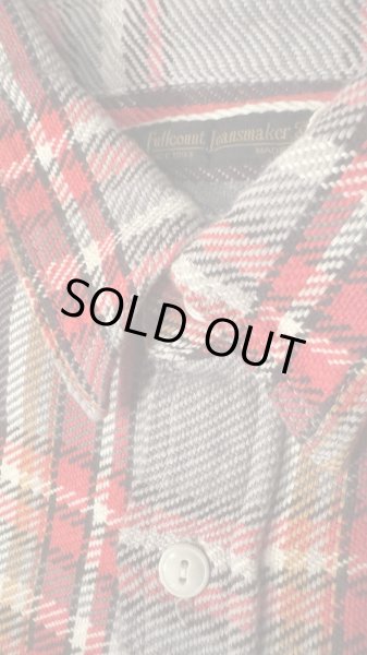 画像3: FULL COUNTフルカウント　ORIGINAL COTTON CHECK NEL　WORK SHIRTS   (3)