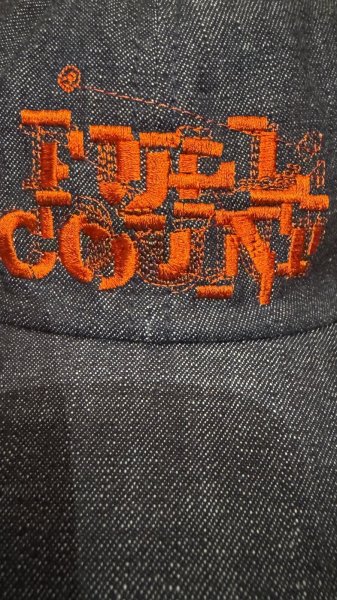 画像5: FULL COUNT フルカウント　6PANEL Bootleg Logo DENIM F BASEBALL グラフィック刺繍 (5)