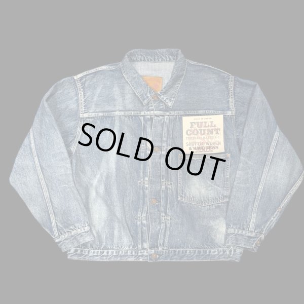 画像2: FULL COUNT フルカウント　S2107SSHW　WWII　Model Denim Jacket  11.5oz ファーストタイプデニムジャケット (2)