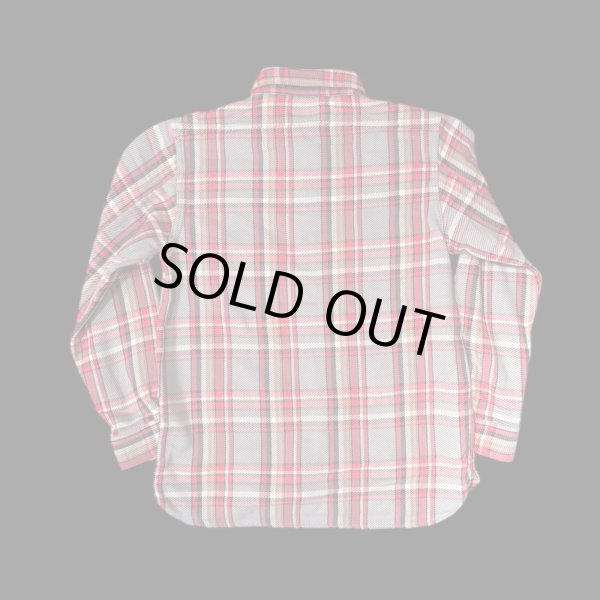 画像2: FULL COUNTフルカウント　ORIGINAL COTTON CHECK NEL　WORK SHIRTS   (2)