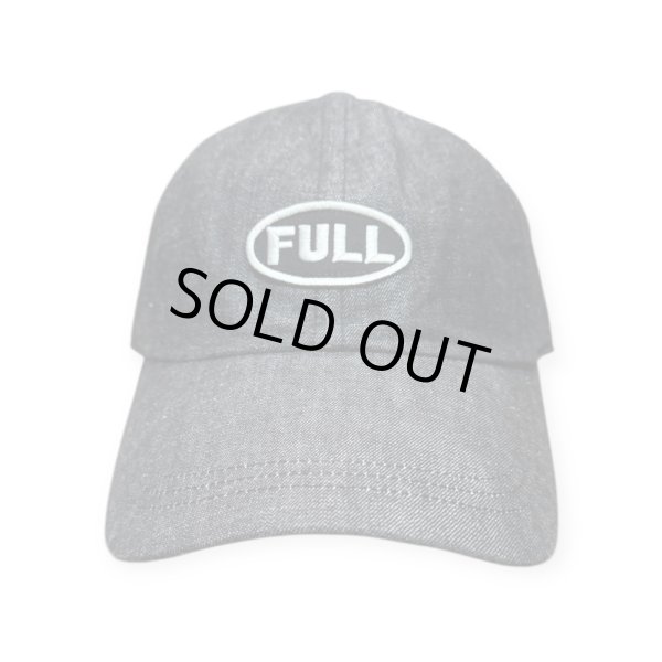 画像6: FULL COUNT フルカウント　6PANEL DENIM F BASEBALL CAP FULLパッチ　INDIGO/BLACK (6)