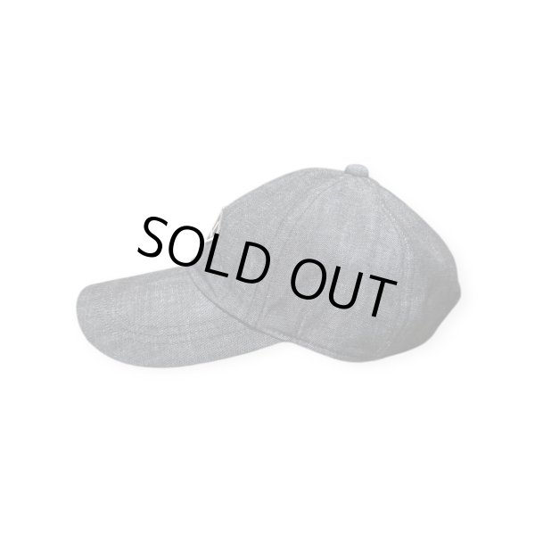 画像7: FULL COUNT フルカウント　6PANEL DENIM F BASEBALL CAP FULLパッチ　INDIGO/BLACK (7)