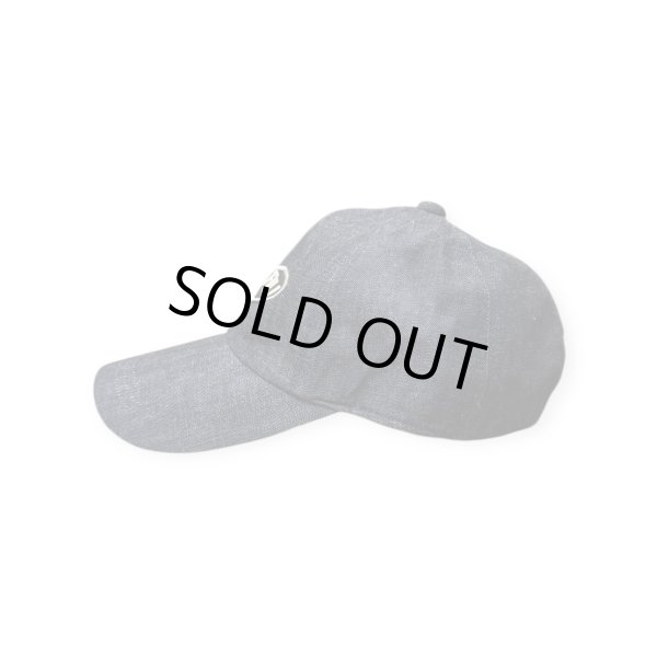 画像3: FULL COUNT フルカウント　6PANEL DENIM F BASEBALL CAP FULLパッチ　INDIGO/BLACK (3)