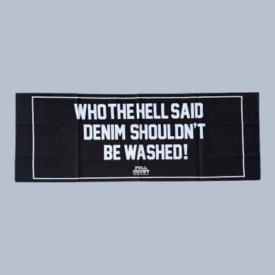 画像3: FULL COUNT フルカウント　WHO THE HELLSAND DENIM SHULDN'T BE WASHED! Tenugui