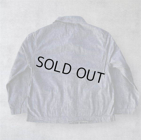 画像3: フルカウント FULL COUNT U.S.N. ShawlCollarDenimCoverall  （8oz） (3)