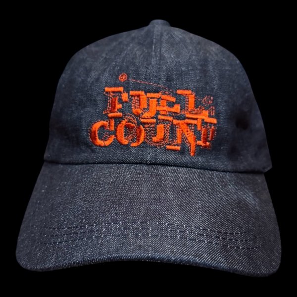 画像1: FULL COUNT フルカウント　6PANEL Bootleg Logo DENIM F BASEBALL グラフィック刺繍 (1)