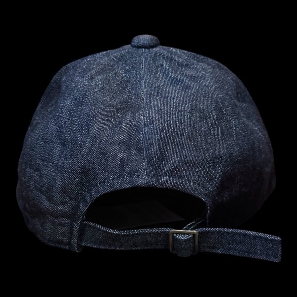 画像3: FULL COUNT フルカウント　6PANEL Bootleg Logo DENIM F BASEBALL グラフィック刺繍 (3)