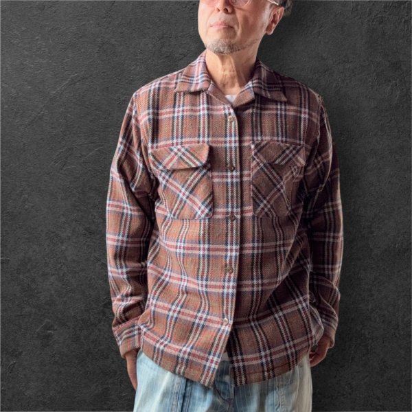 画像1: FULL COUNTフルカウント　WOOL　BOX　SHIRTS  (1)