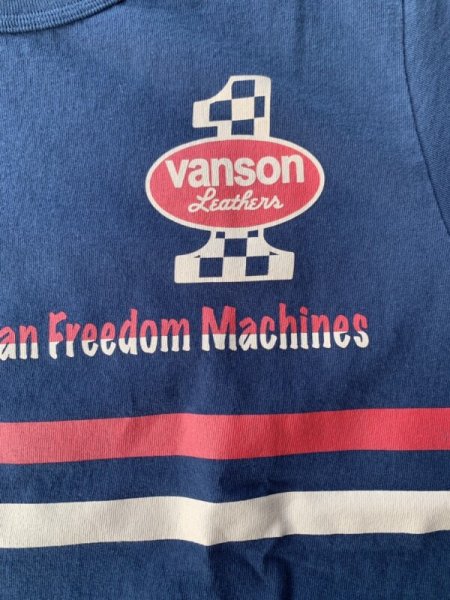 画像3: VANSON バンソン ティーシャツ GUNZ  インディゴ (3)