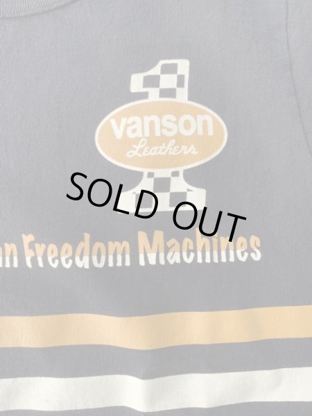 画像3: VANSON バンソン ティーシャツ GUNZ  ブラック (3)