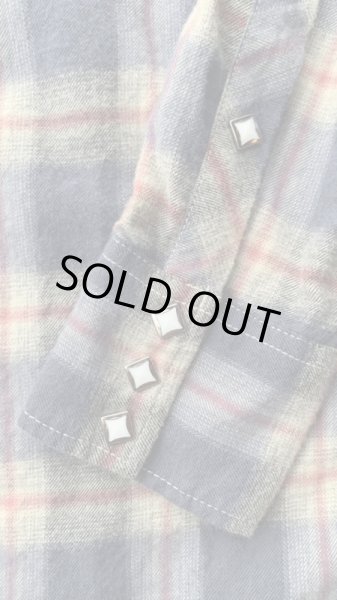 画像7: GUNZ ガンズ　ウエスタンネルシャツ　NAVY (7)