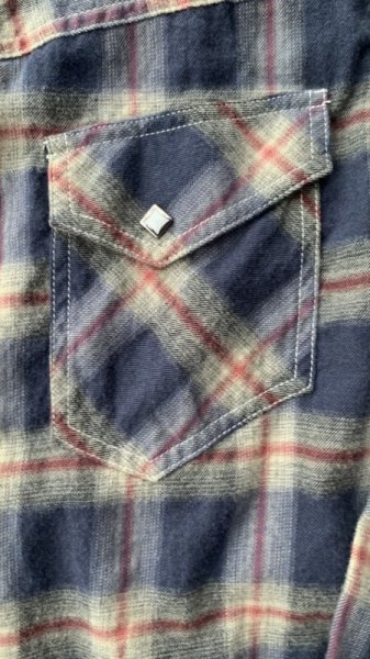 画像5: GUNZ ガンズ ウエスタンネルシャツ NAVY (5)