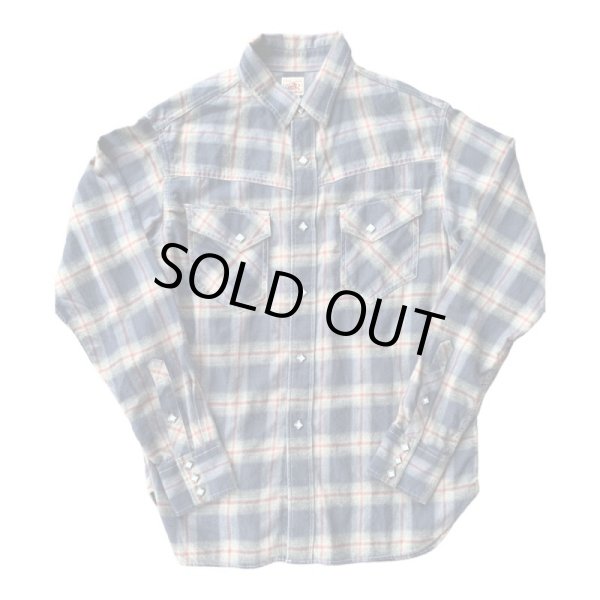 画像1: GUNZ ガンズ　ウエスタンネルシャツ　NAVY (1)