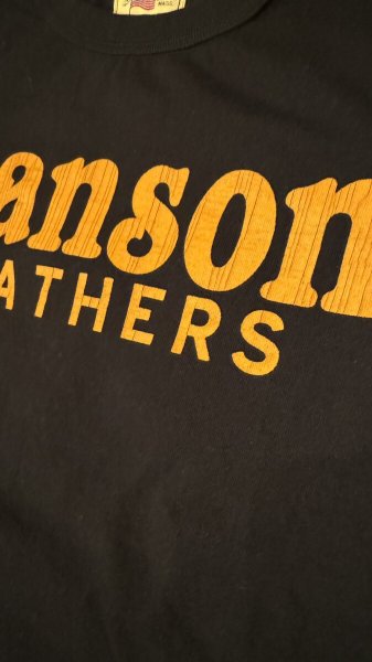 画像7: VANSON バンソン　ティーシャツ GUNZ  ホワイト 　ブラック　MADE IN JAPAN (7)