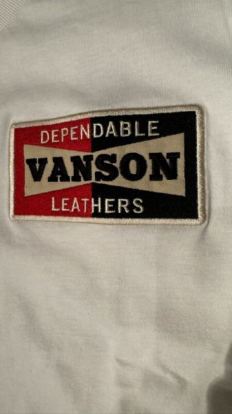 画像4: VANSON バンソン　ティーシャツ GUNZ  ホワイト 　ブラック (4)