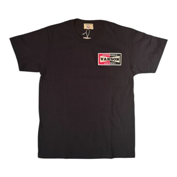 画像6: VANSON バンソン　ティーシャツ GUNZ  ホワイト 　ブラック (6)