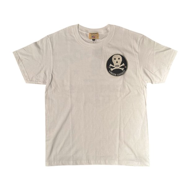 画像2: VANSON バンソン　ティーシャツ GUNZ  ホワイト 　ブラック (2)