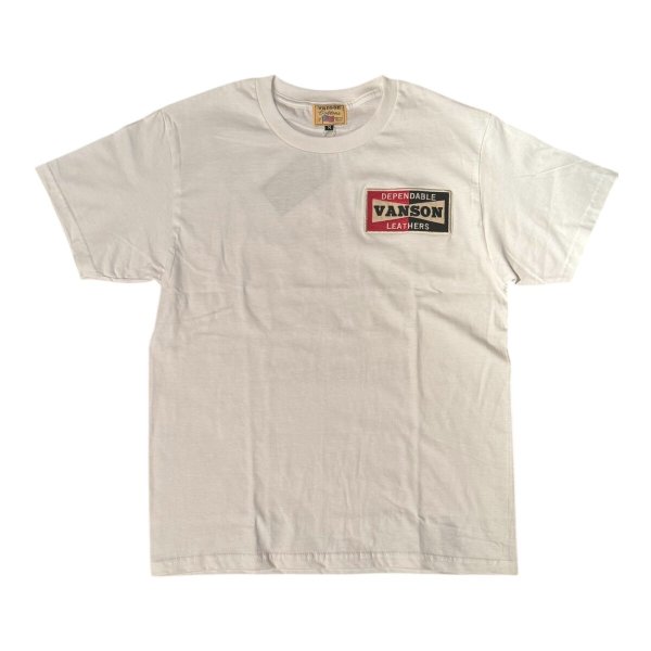 画像3: VANSON バンソン　ティーシャツ GUNZ  ホワイト 　ブラック (3)