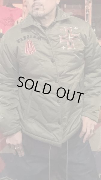 画像11: GUNZ ガンズ　ナイロンキルティングボアジャケット　GREEN (11)