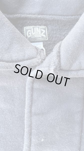 画像4: GUNZ ガンズ 　プリントフロントボタンスウェット BLACK (4)