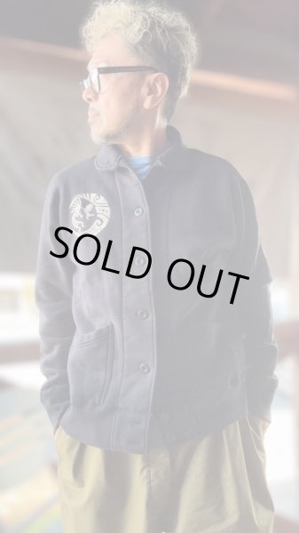 画像10: GUNZ ガンズ 　プリントフロントボタンスウェット BLACK (10)